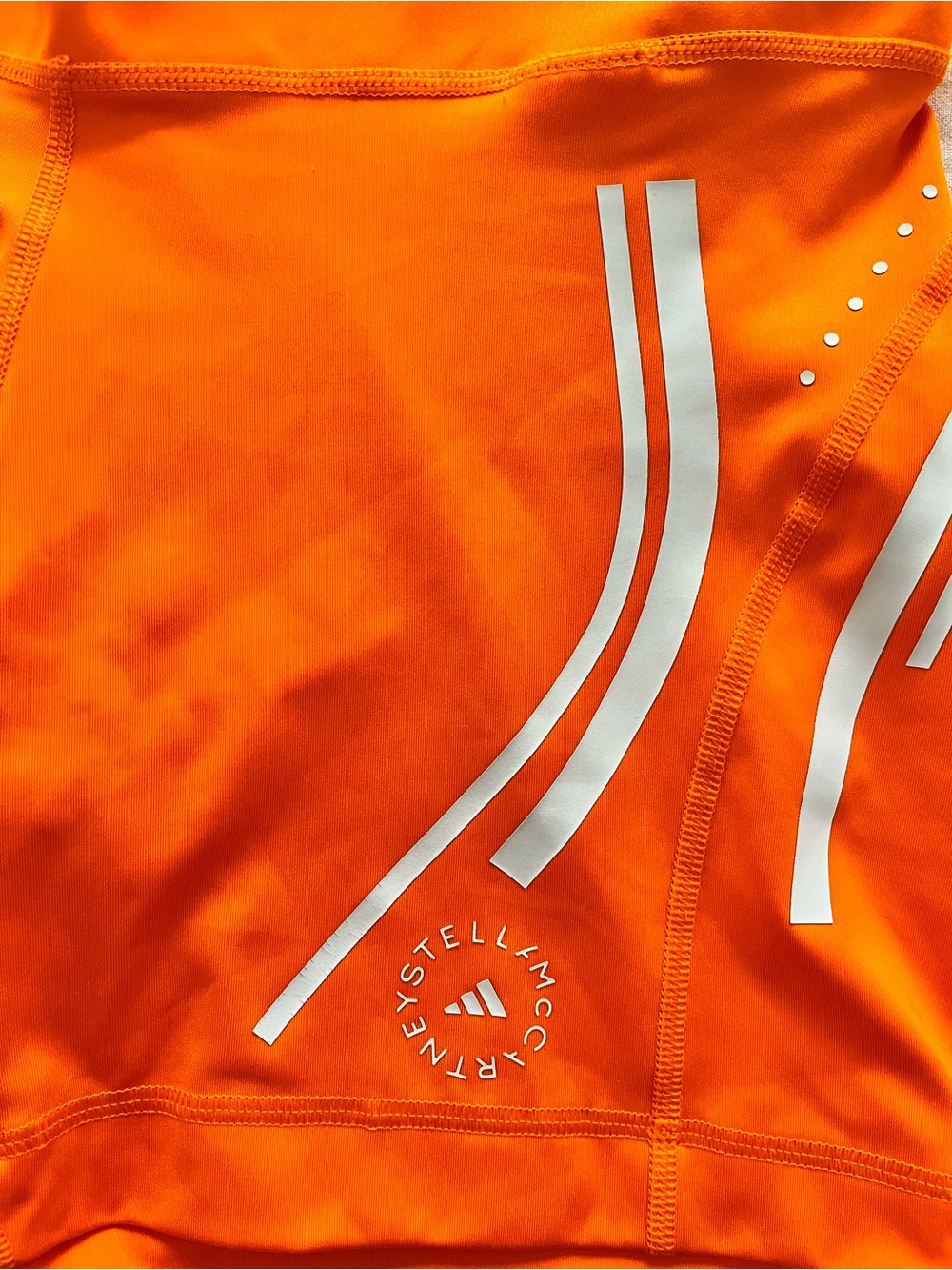 Adidas by Stella McCartney Bike Shorts in Orange